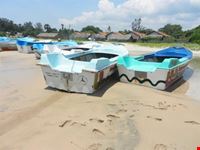 le barche donate ai pescatori dopo lo tsunami
